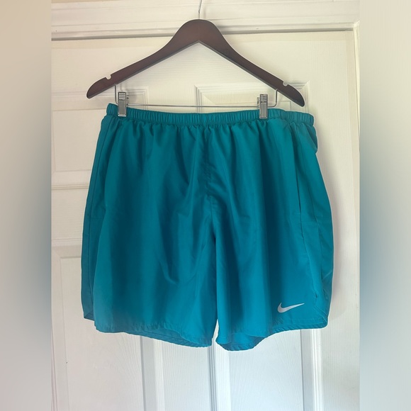 Nike Men's Challenger Brief-Lined 5" Running Shorts in Blue Azul-Size 2XL - Picture 5 of 7